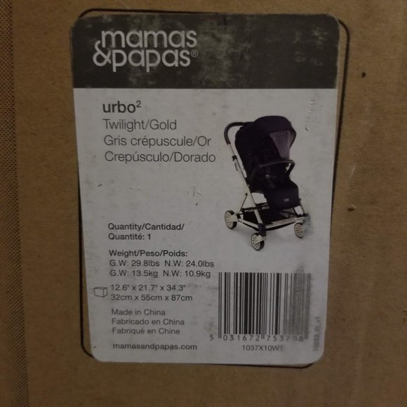 2 Avail.: Mamas and Papas | Urbo2 Stroller |Twilight Gold | New Boxed & One EUC - Picture 10 of 16